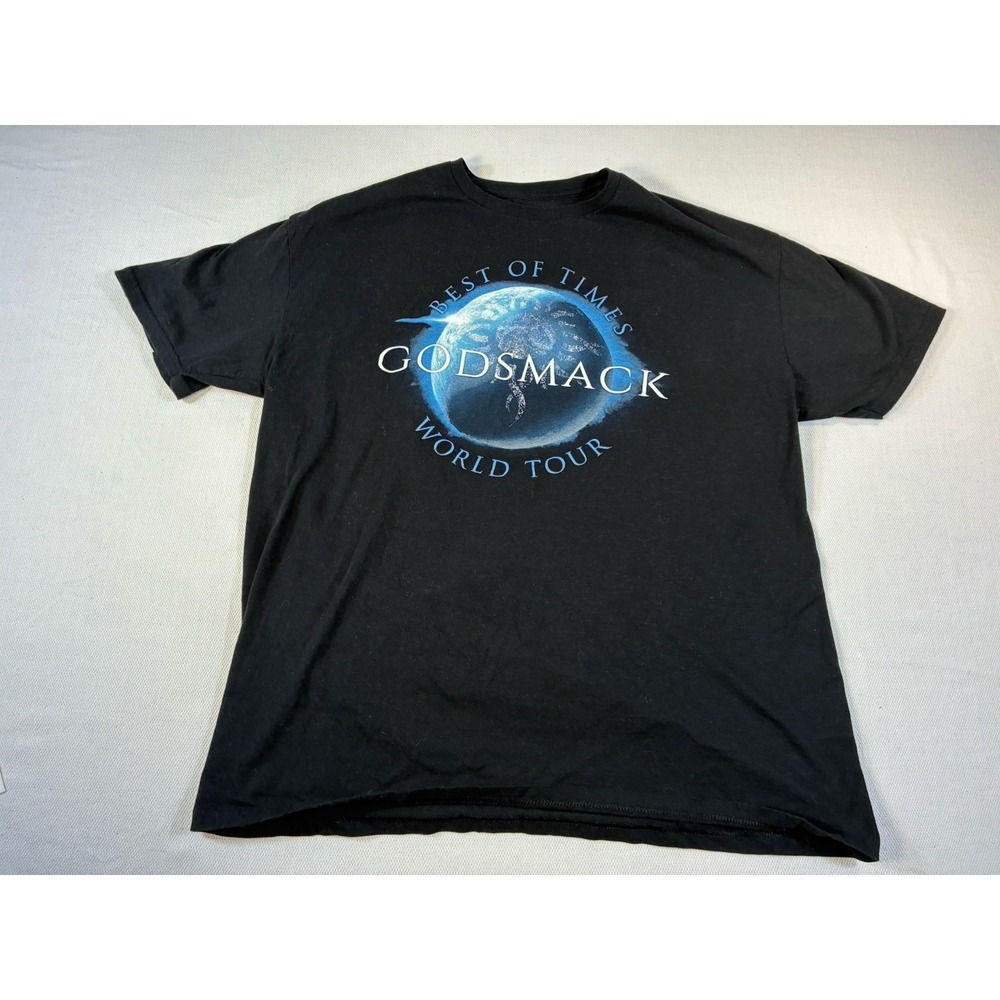 Godsmack Shirt Mens XXL Black Best of Times World Tour 2023 Rock Concert Tee